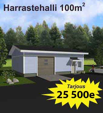 Harrastehalli edullisesti